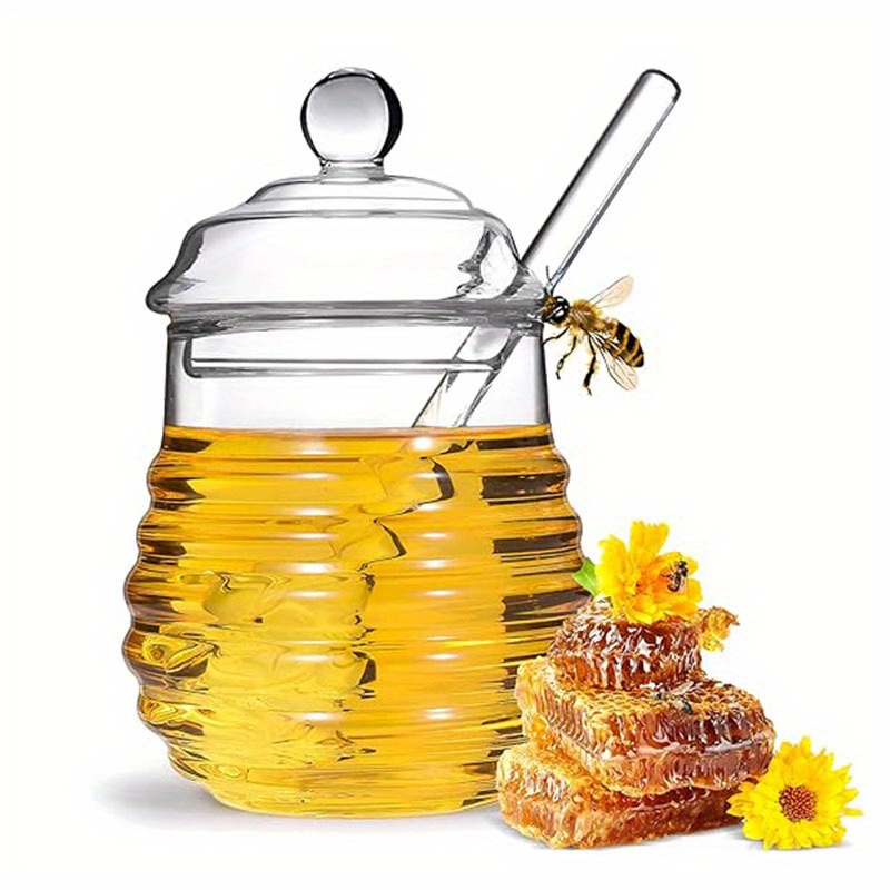 Glass Oil Dispenser No Drip Syrup Honey Dispenser Jar with Stand Diamond  Shaped Container Oil Pot Storage Kitchen Accessories - AliExpress