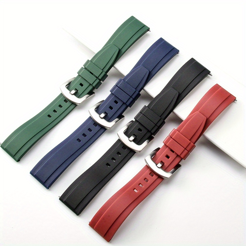 Quick Release Non dusty Rubber Watch Bands Replacement - Temu Kuwait