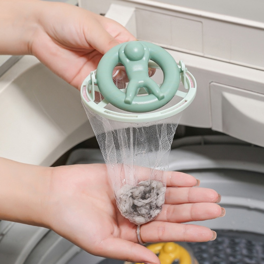 Washing Machine Floating Lint Filter Mesh Bag Lint Catcher - Temu