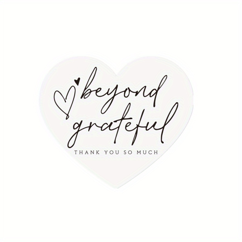 TEMU 50pcs Thank You Cards For Small Business - Love-shaped With Inspirational Messages, Perfect For Christmas, Weddings, Valentine's, Thanksgiving &