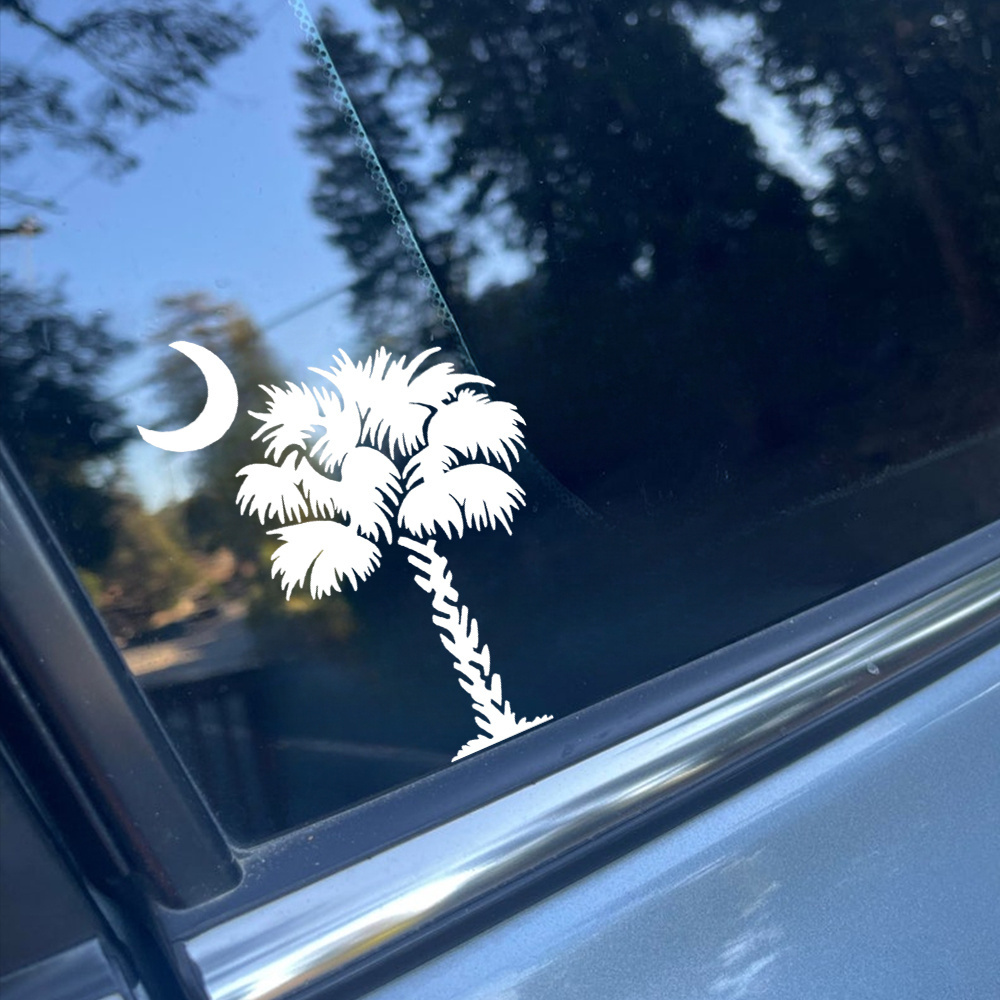 Palm Tree On Island Car Stickers For Car Truck Motorcycle - Temu
