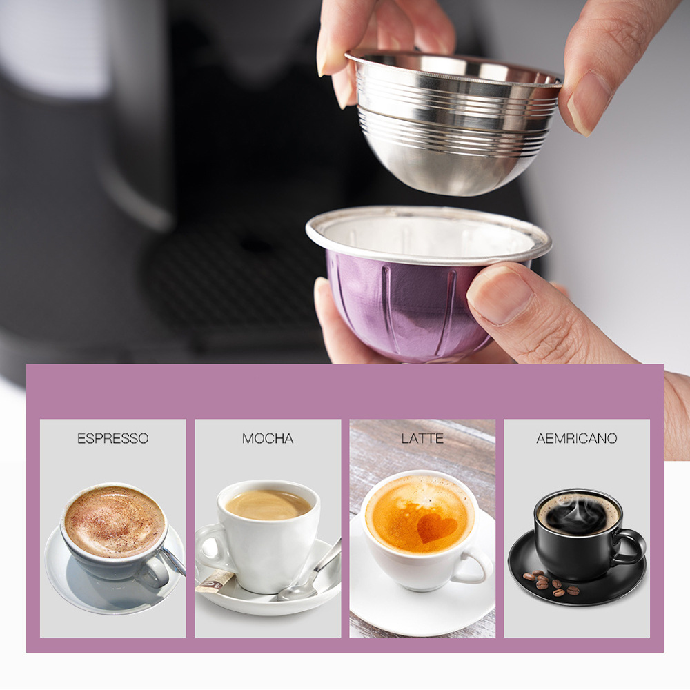 Refillable Coffee Capsule Filter with Spoon Brush Coffee Filter