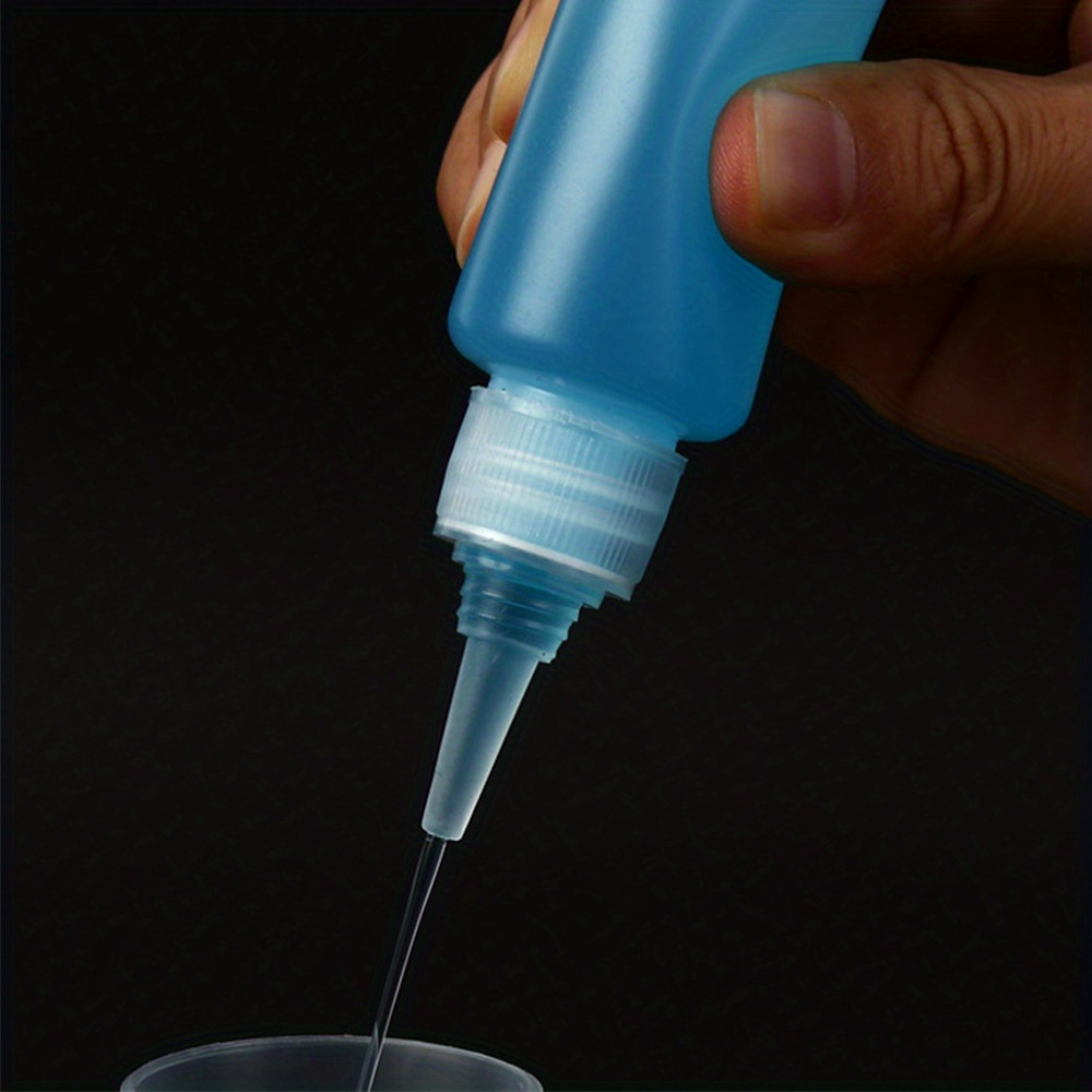 6Pcs/Bag 30Ml Industrial Glue Gel Oil Plastic Squeeze Empty Bottle Jet  Dispenser Small Oiler For Industrial Dispensing Bottle