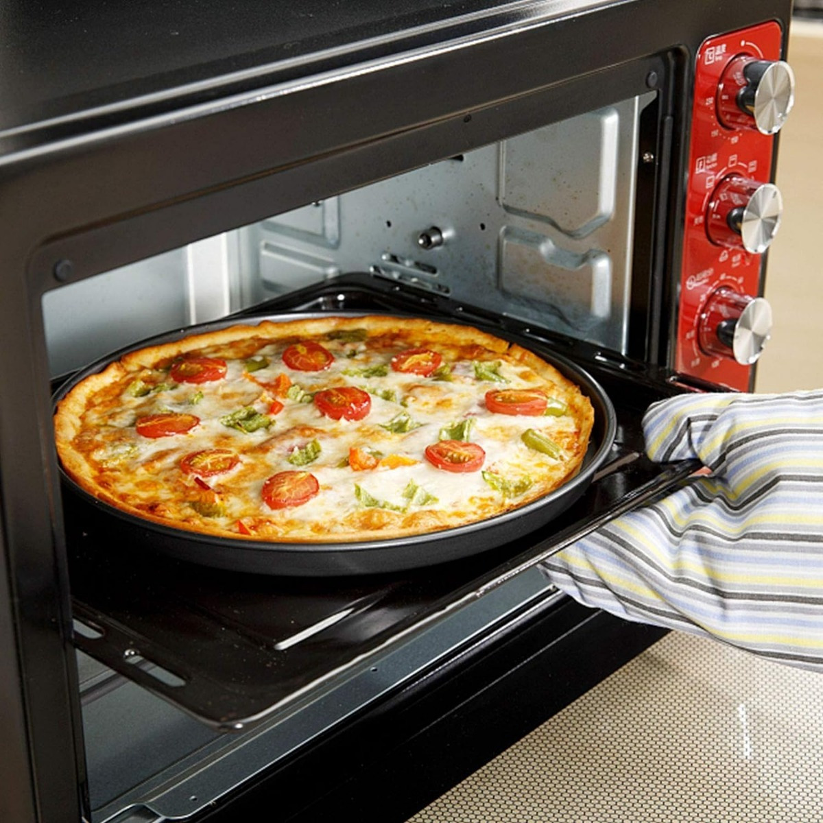 Non stick Pizza Pan Small Pizza Tray For Oven Home Kitchen - Temu