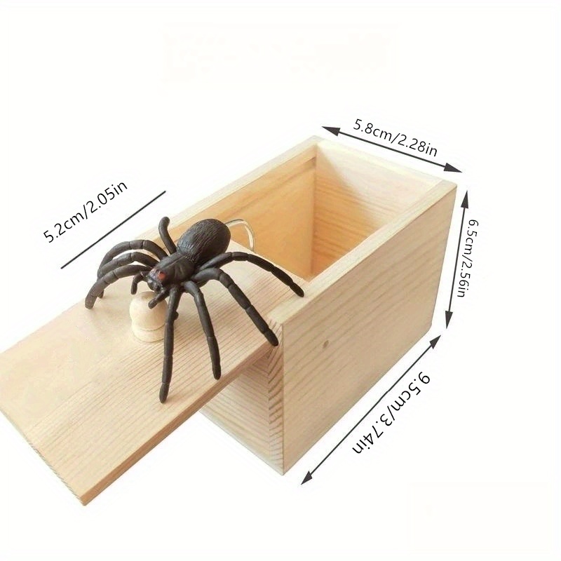 Nothing Box Wooden Prank Novelty Gag Gift Fun Practical Joke