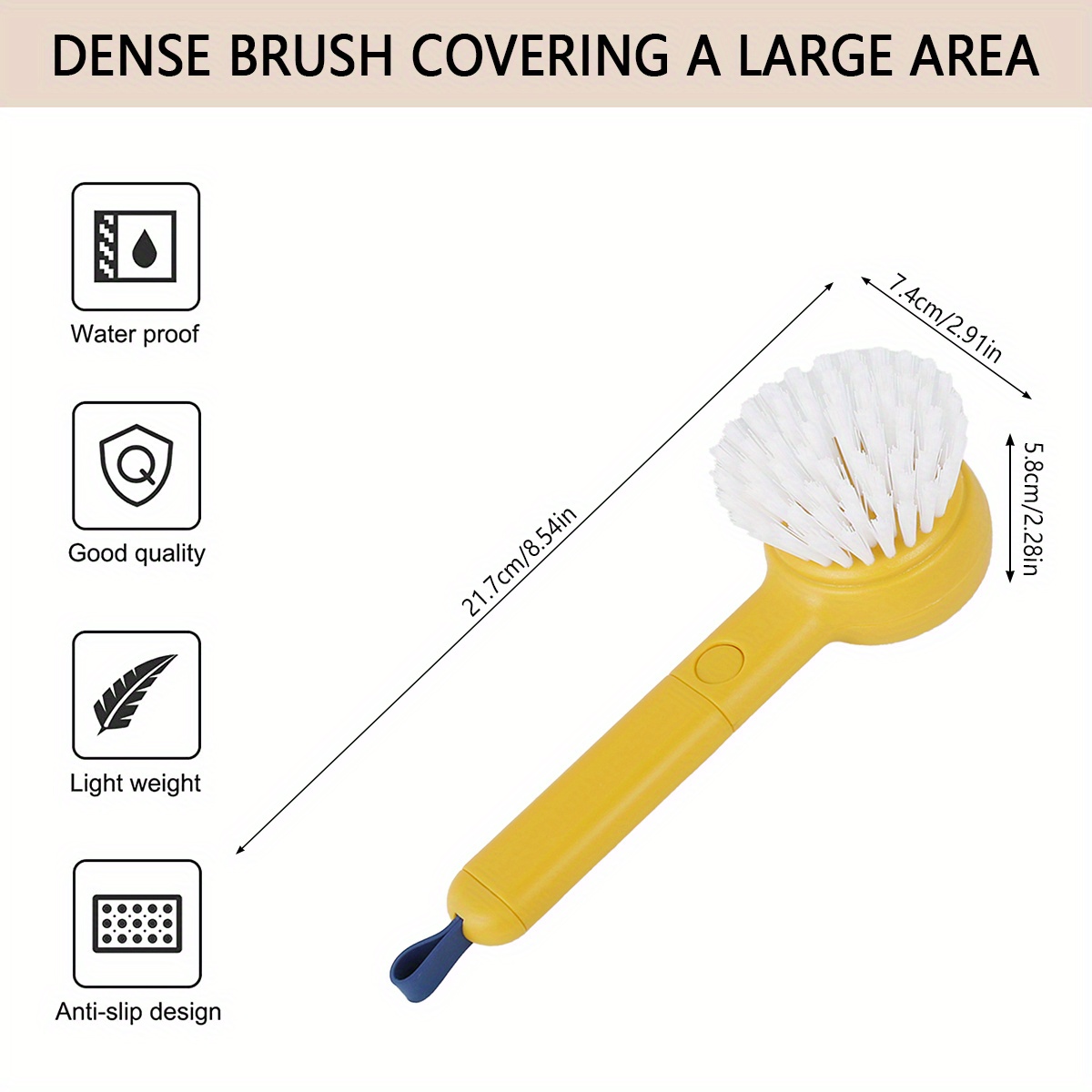 Efficient Vegetable And Fruit Cleaning Brush Remove Dirt And - Temu