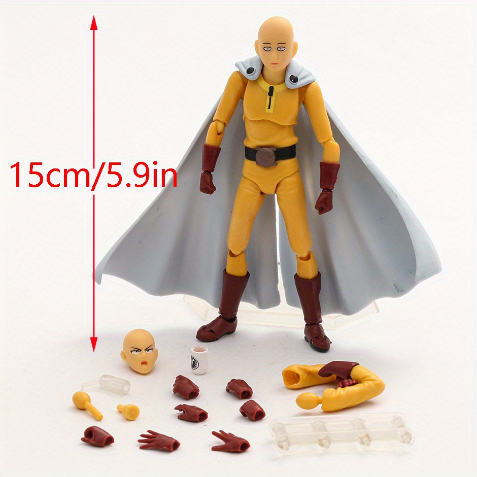 Anime One Punch Man Saitama 310# PVC Action Figure Collectible Model Toys  Birthday Gift 14cm