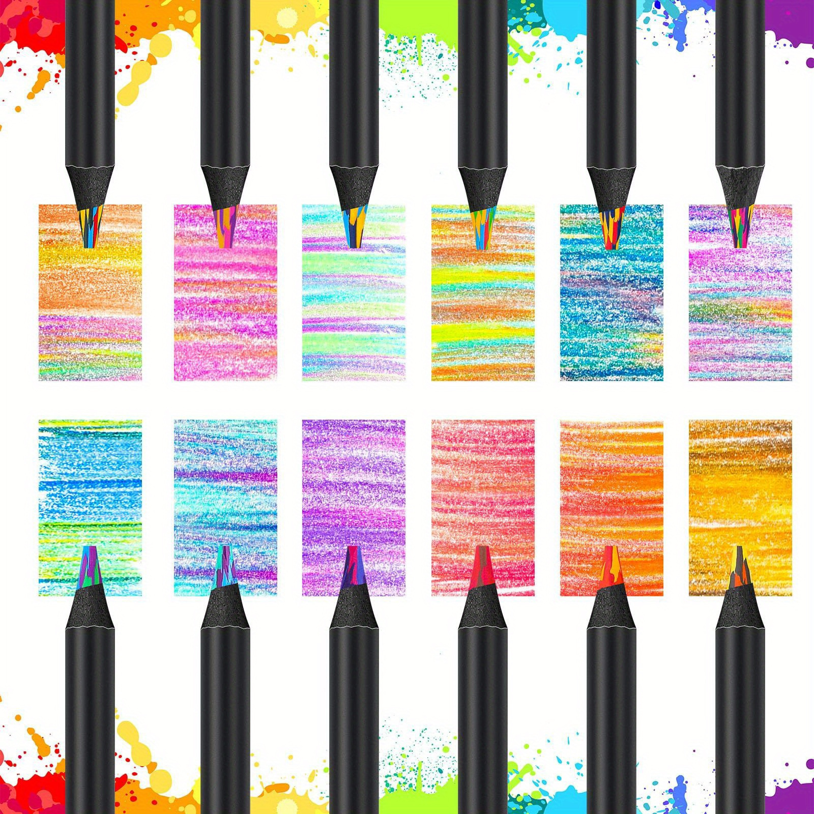 Rainbow Pencils Art Drawing Tool Sketching Pencils for Boys Girls for Kids  Child