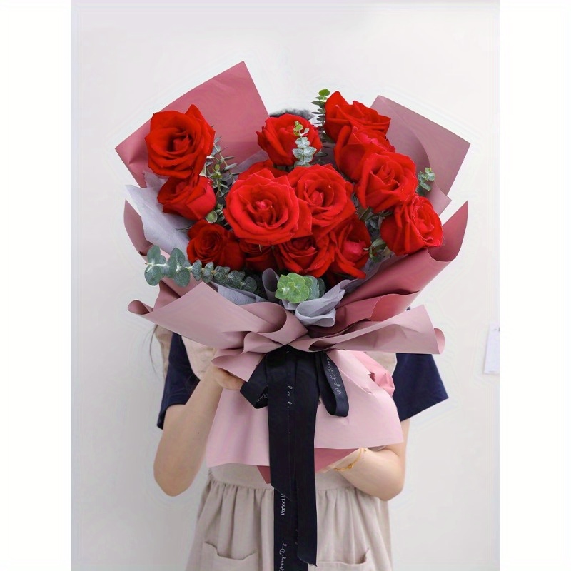 Korean style Fresh Flower Wrapping Paper Bouquet Wrapping - Temu