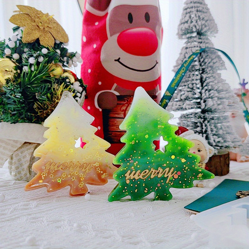 Christmas Tree Silicone Mold Christmas Decoration Ornament - Temu