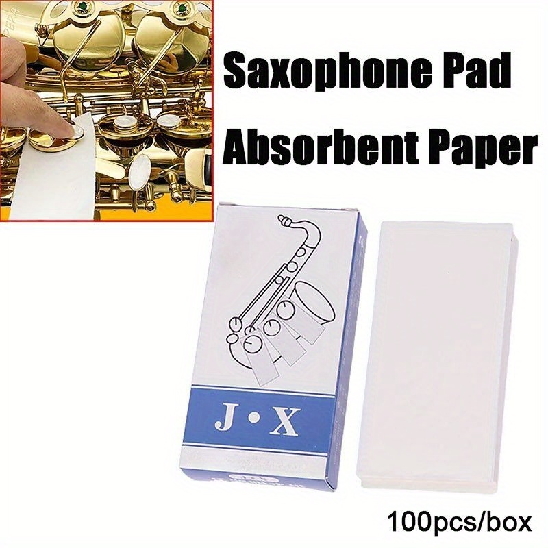 100 Pièces/boîte Saxophone Tampon Papier Absorbant Flûte - Temu Canada