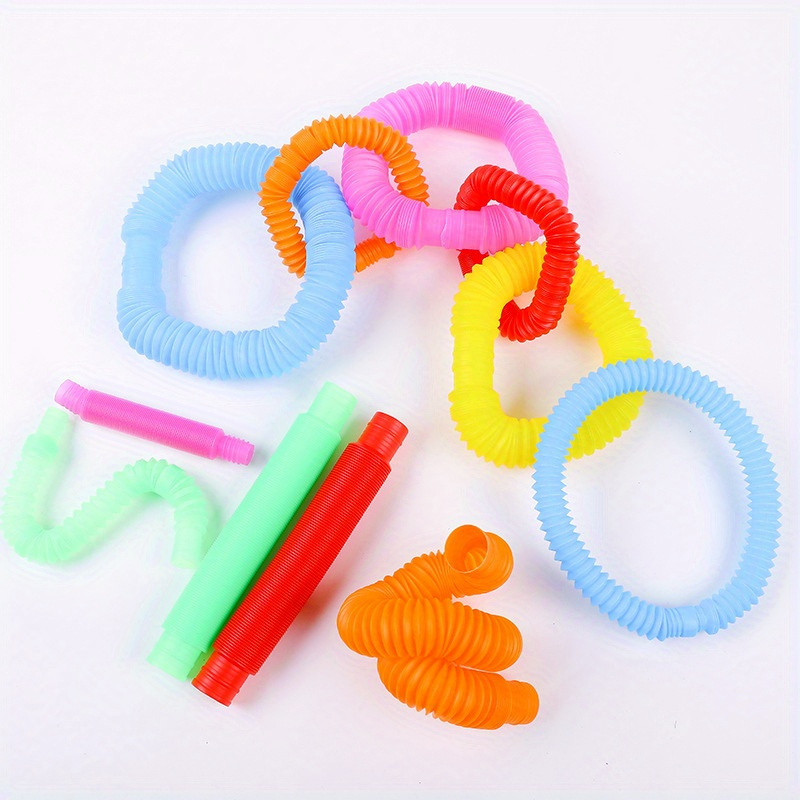 Pop – jouets sensoriels, Tube télescopique, singe Lion, Puzzle amusant,  décompression, Tube extensible, jouet à presser