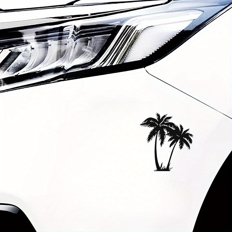 Palm Tree On Island Car Stickers For Car Truck Motorcycle - Temu