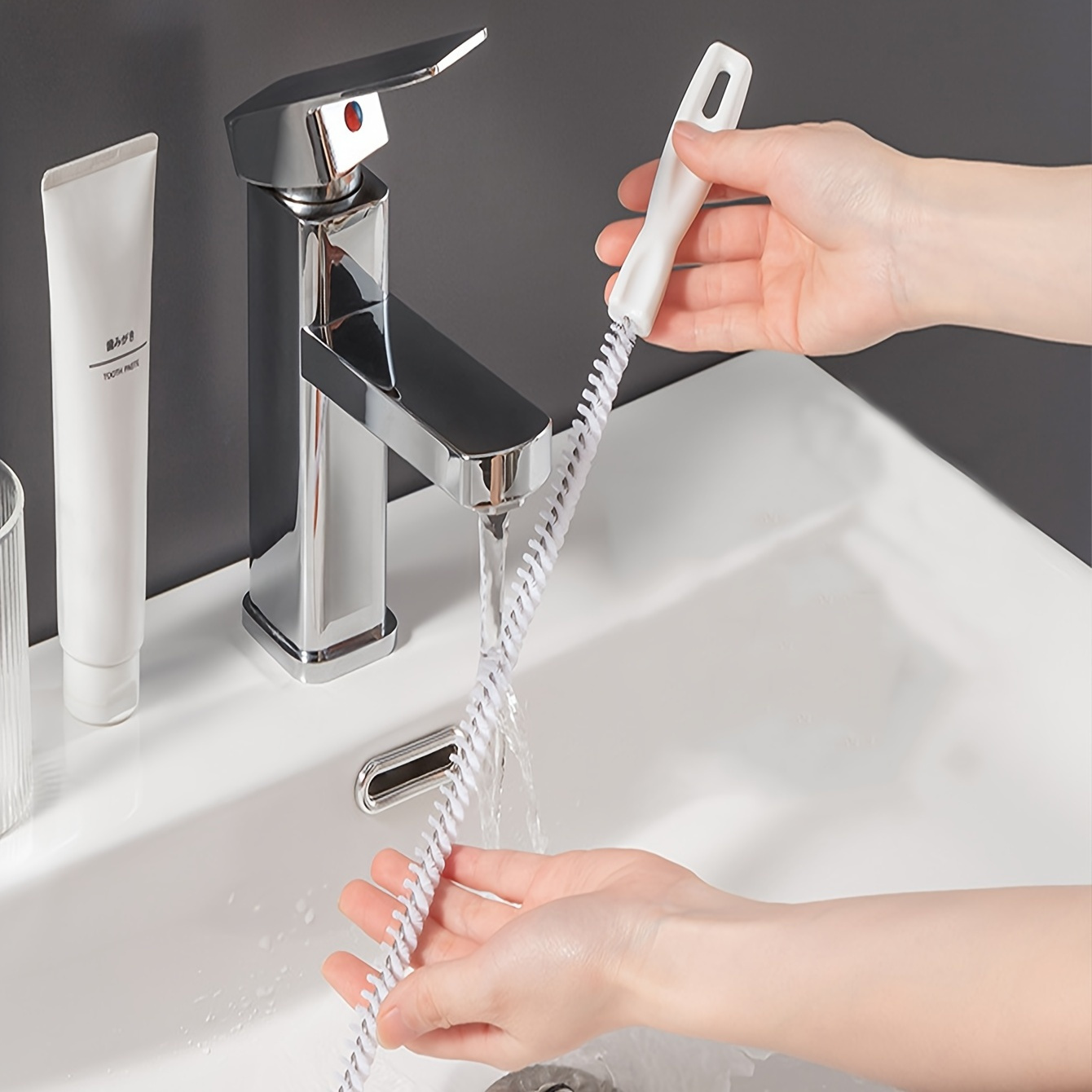 Flexible Drain Cleaner Brush Unclog Your Sink Pipe Bathroom - Temu