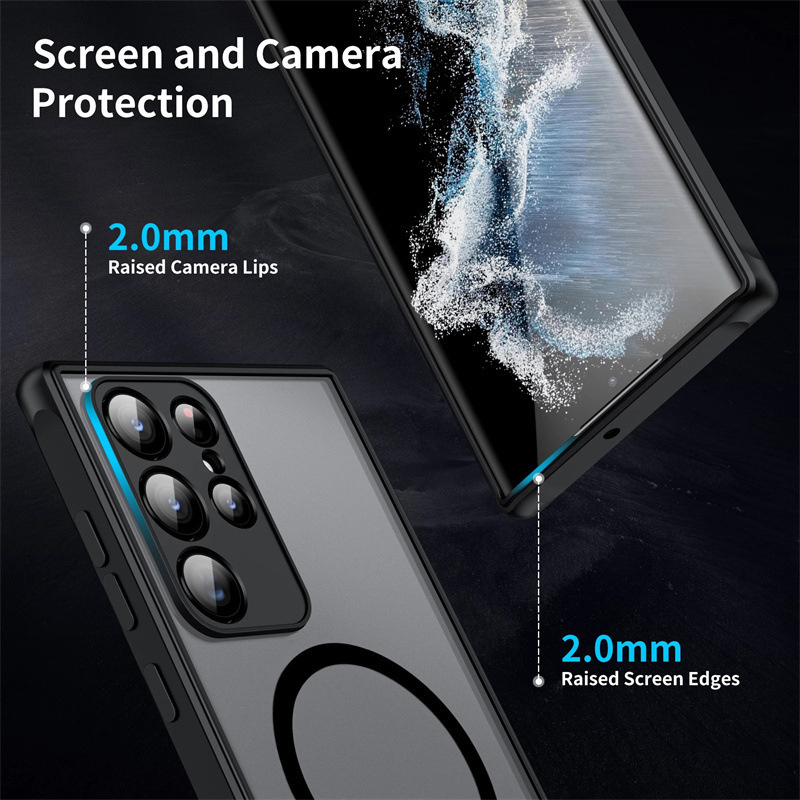 Funda Protector Para Samsung S23 Ultra Anillo Magnetico