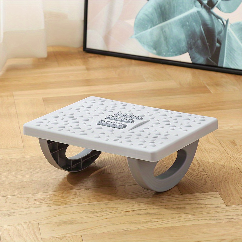 Under Desk Step Stool Foot Massager Footrest Non-slip Foot Pad