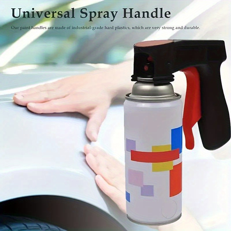 portable power assisted spray gun with self spraying paint compatible handle for automotive painting details 4
