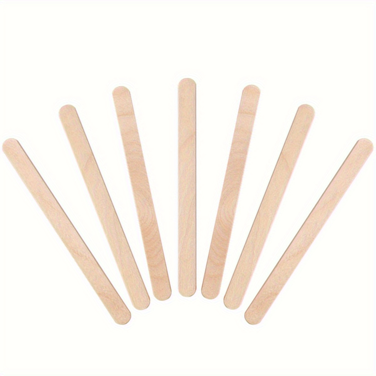 500 Pieces 7.87 inch Popsicle Stick, Ice Cream Sticks, Jumbo Craft Sticks, Premium Natural Wooden Craft Sticks Ideal for Building Model, Handicraft