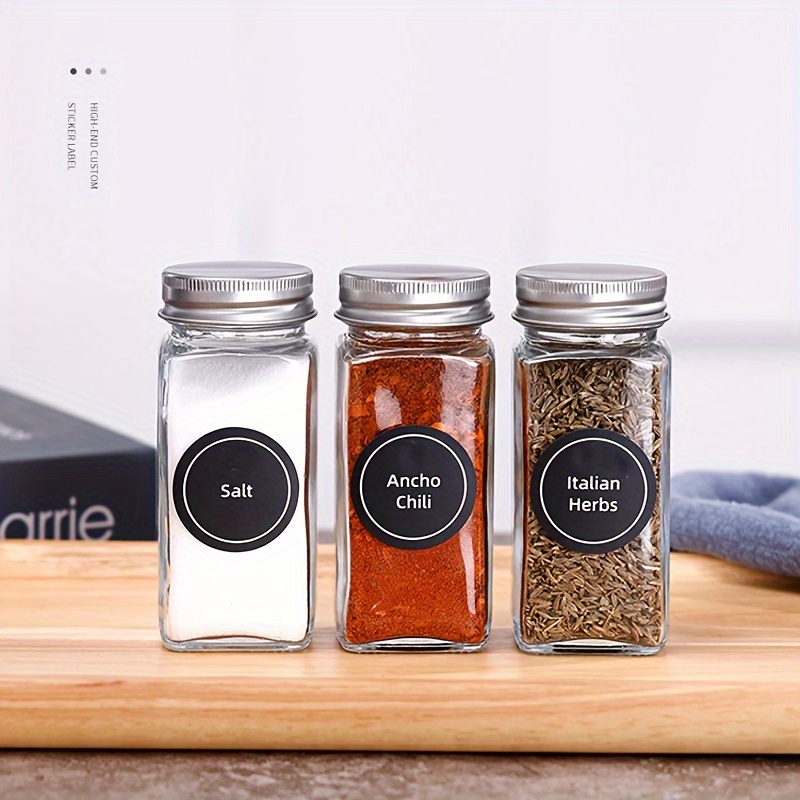 Self-adhesive Labels Spice Jars, Self-adhesive Kitchen Jars