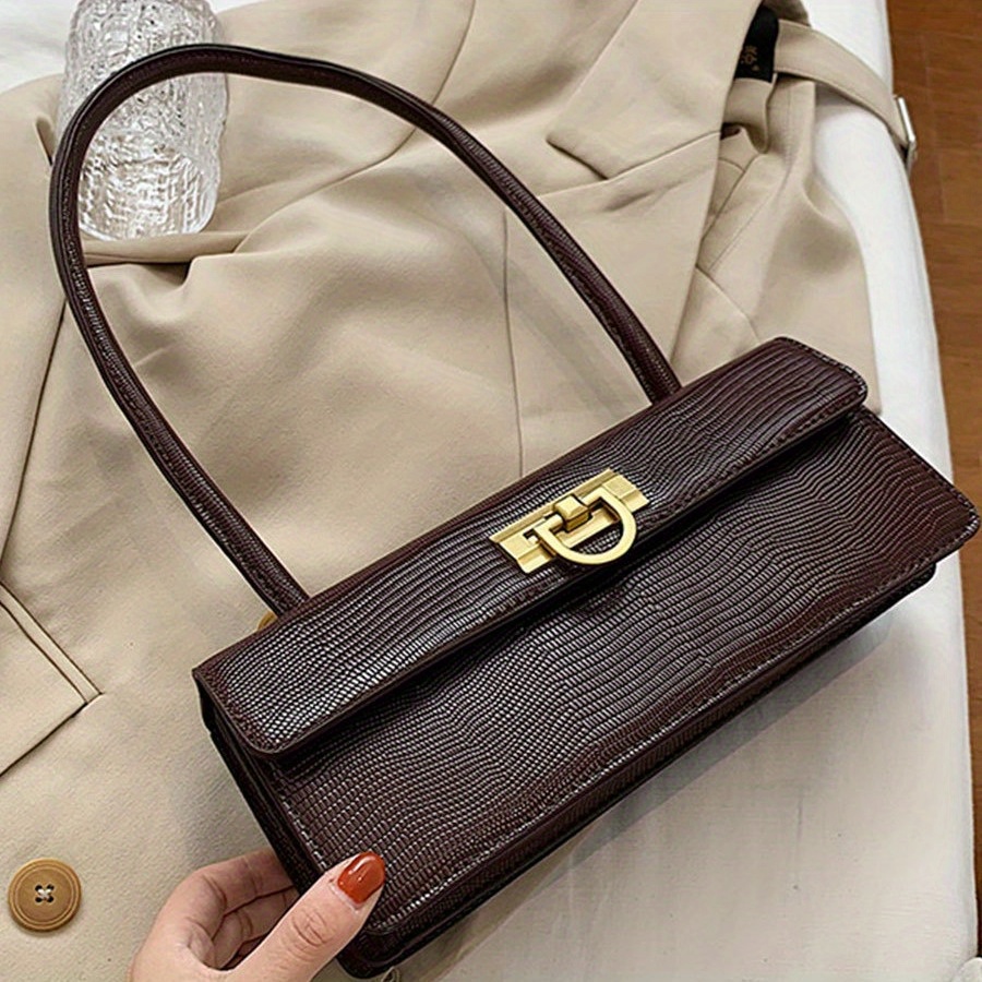 New Arrival Niche Trend Women's Bag, Fashionable Shoulder Bag, Simple  Handbag, Vintage Baguette Bag