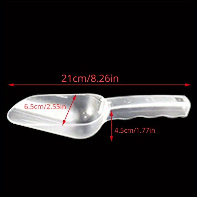 Sturdy Plastic Food Shovel Spoon For Ice Cubes - Temu