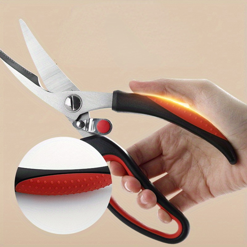 Stainless Steel Kitchen Scissors Multi functional Food - Temu