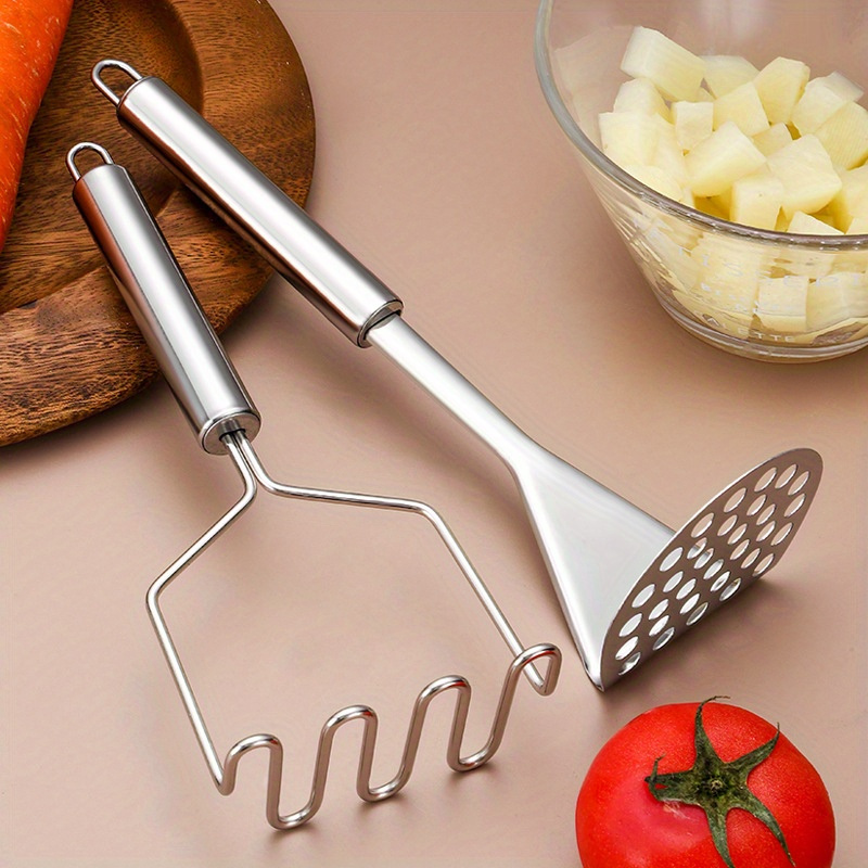 Manual Potato Masher Baby Food Masher Stainless Steel Potato - Temu