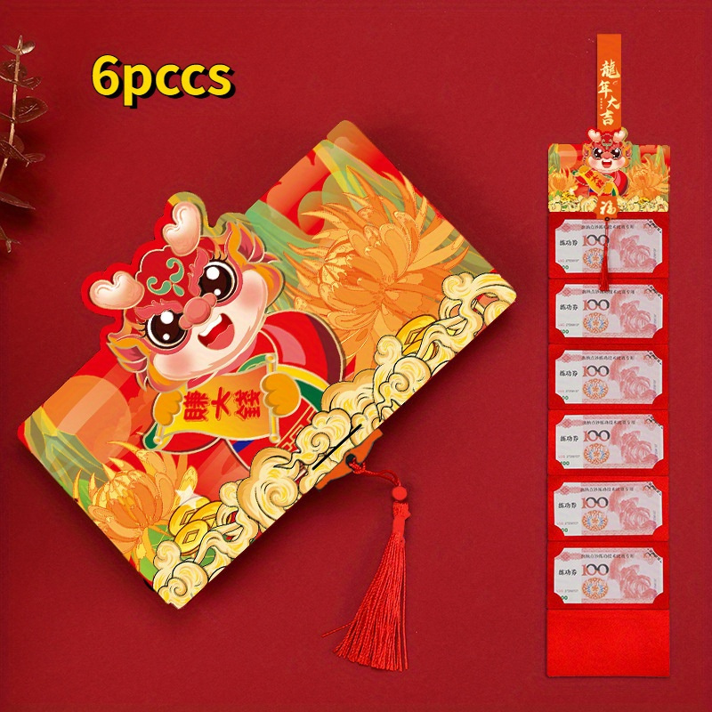 2023 Red Chinese Envelope Personality Creative Hongbao Hot Stamping  Thickening High-end Chinese New Year Lucky Gifts