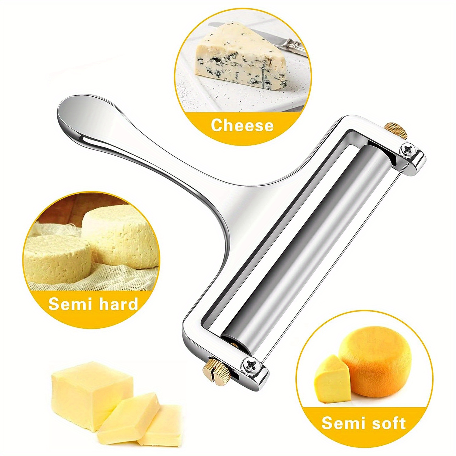 Coupe-fromage pour bloc de fromage Coupe-fromage Portatif Coupe-fromage à  Pain electromenager trancheuse 20 mm / 0,79 pouces