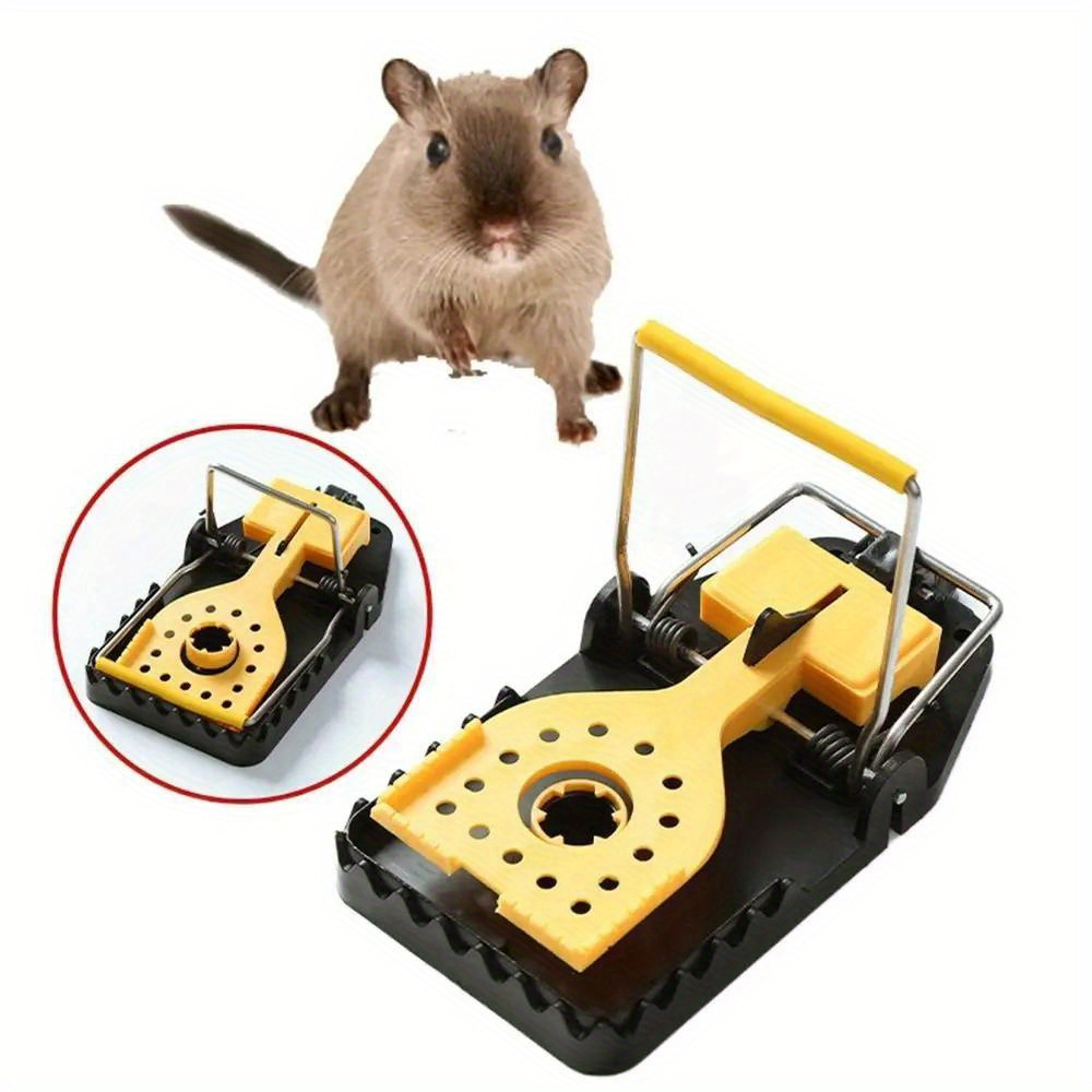 Smart Self-locking Mousetrap Safe Firm Transparent Household Mouse Catcher  Plastic Reusable Humane Indoor Outdoor Rat Trap