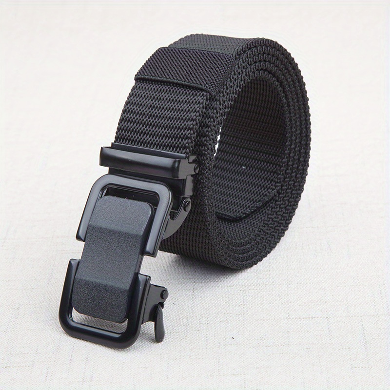 Cinturón Lona Exteriores Hombre 2 Pulgadas Ancho Hebilla Plástico, Cinturón  Táctico Militar Trabajo - Joyería Accesorios - Temu