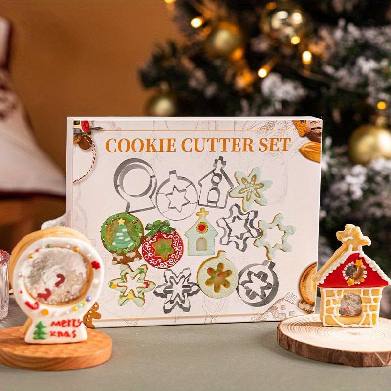 Christmas Cookie Cutters Linzer Cookie Mould Stainless Steel - Temu