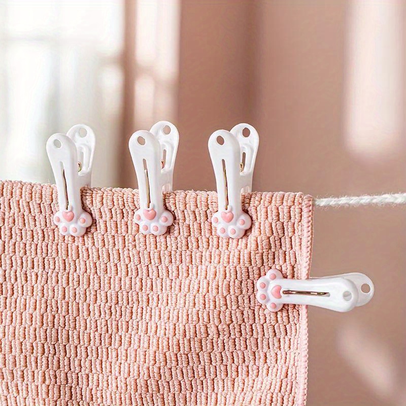 1-12PCS Sock Clips For Laundry Portable Strong Clothes Pins