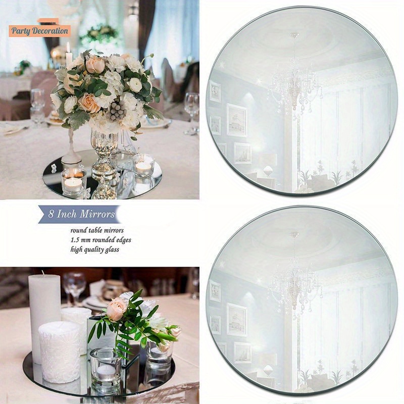 Jarrón de flores de diamantes triturados para decoración de jarrones de  espejo plateado para centros de mesa, jarrón de cristal decorativo de  cristal
