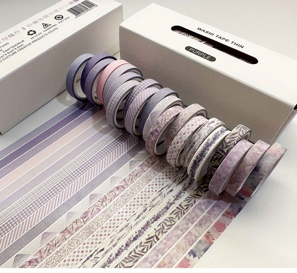 Combination Package Journal Thin Tape Retro Washi Tape - Temu