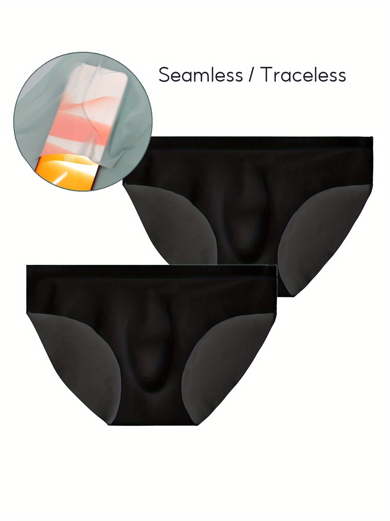 3D Seamless Pouch - Ultra Thin Ice Silk Seamless Briefs for Men