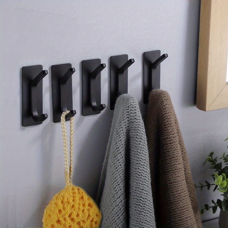 Adhesive Hooks Towel Hook Coat Hooks Stainless Steel Wall - Temu