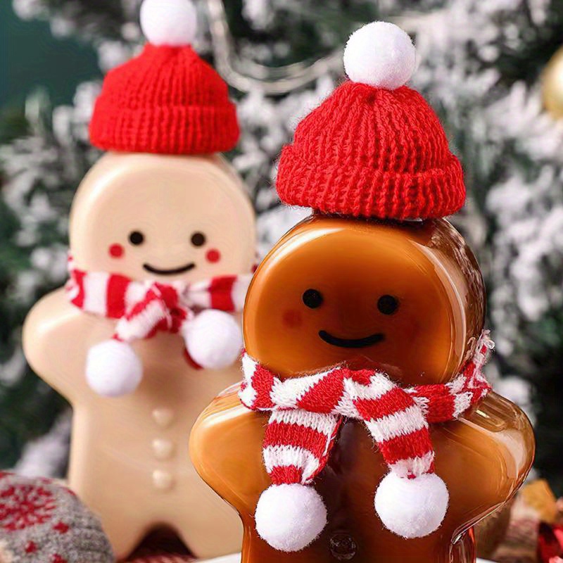 Festive Gingerbread Man Bottle Perfect For Christmas - Temu