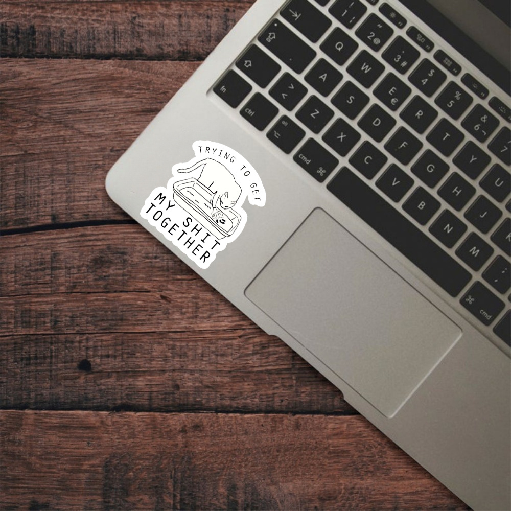 Cat Stickers Cat Mom Stickers Laptop Stickers Water Bottle Temu