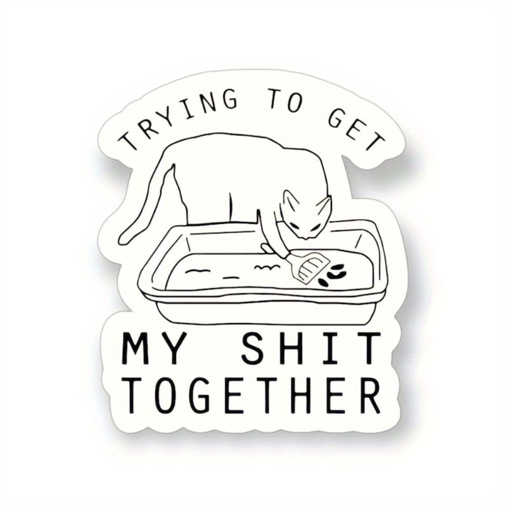 Cat Stickers Cat Mom Stickers Laptop Stickers Water Bottle Temu