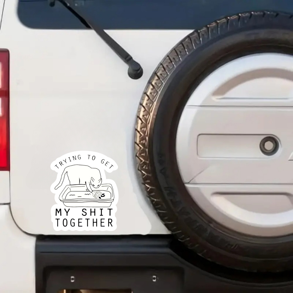 Cat Stickers Cat Mom Stickers Laptop Stickers Water Bottle Temu