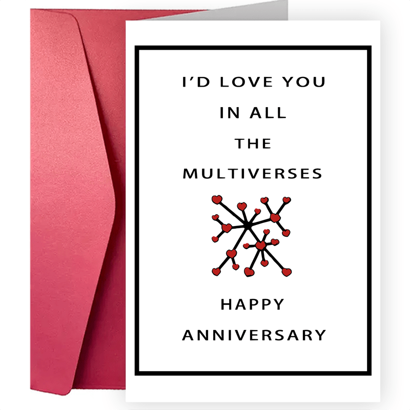 Fun Greeting Card Commemorate Multiverse Anniversary Card 'd - Temu ...