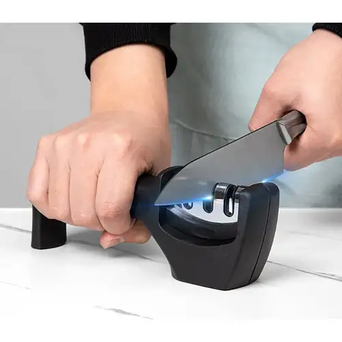 High Precision Electric Knife Sharpener Fully Automatic Usb Charging Fast  Easy Sharpening For Kitchen Knives - Appliances - Temu Italy