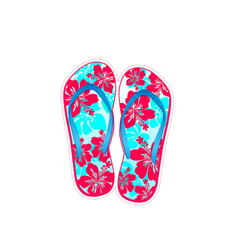 Hibiscus 2025 flip flops