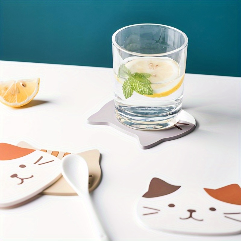 Cat Butt Coaster Tea Coffee Cup Coaster Placemats Durable - Temu