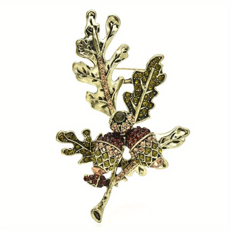 Vintage Middle Style Pinecone Pins Jewelry Accessories For - Temu