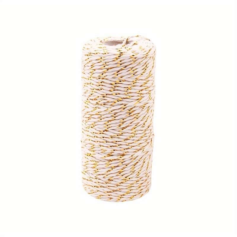 Golden Silver And White Rope Thread Clothing Accessories Tag - Temu