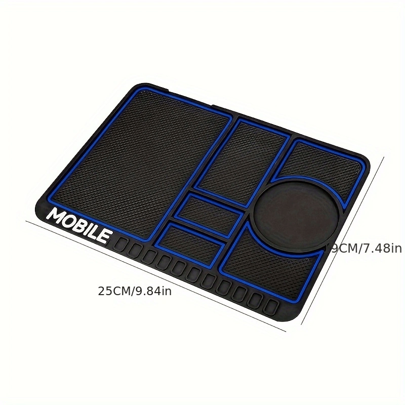Multifunction Car Anti-Slip Mat Auto Phone Holder, Rotatable Anti Skid Car  Dashboard Pad with Temporary Parking Numbe, Universal Phone Holder With