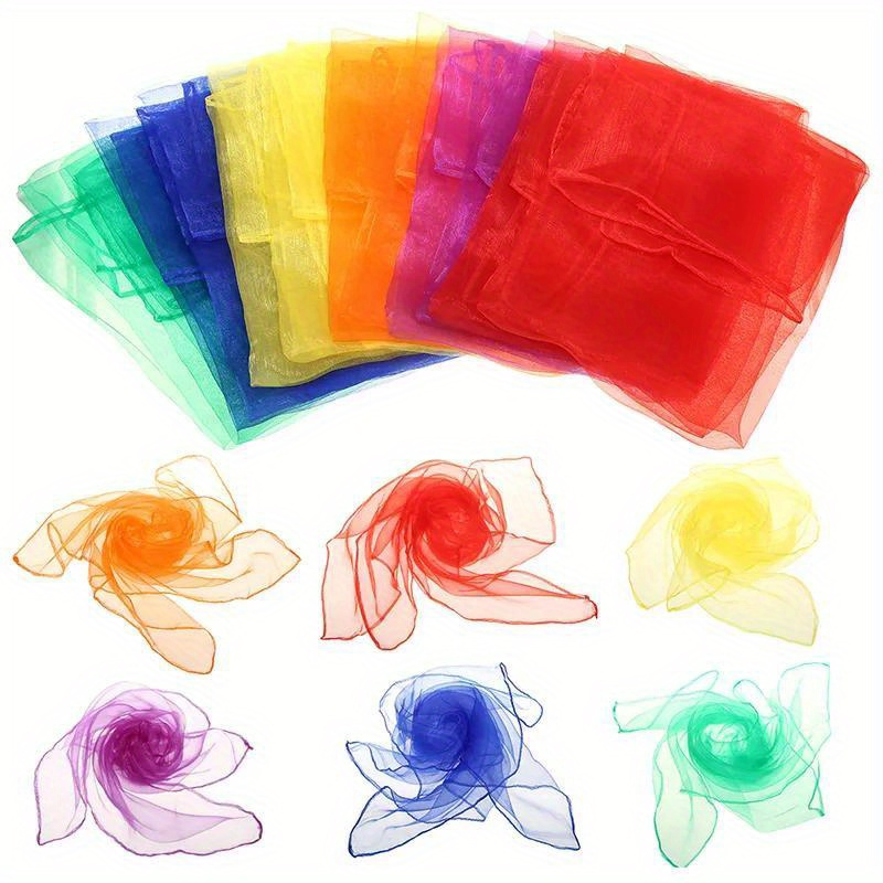 Practical 6 Colors Gymnastics Scarves Outdoor Game Toys - Temu