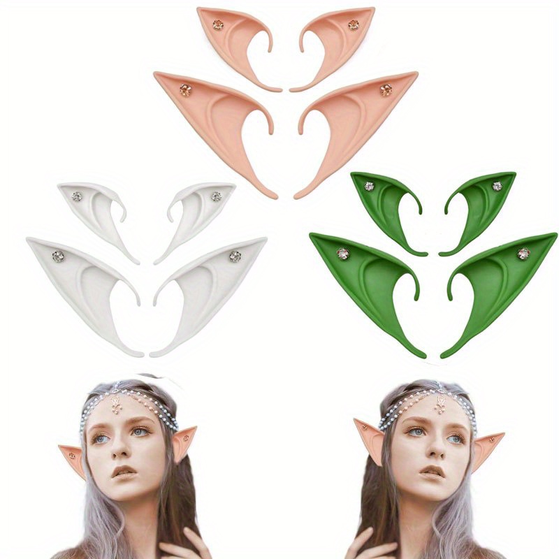 Elf Ears Fairy Ears Cosplay for Women Fairy Accessories Halloween Accessories Christmas Elf Costumes Cosplay Ears,Temu